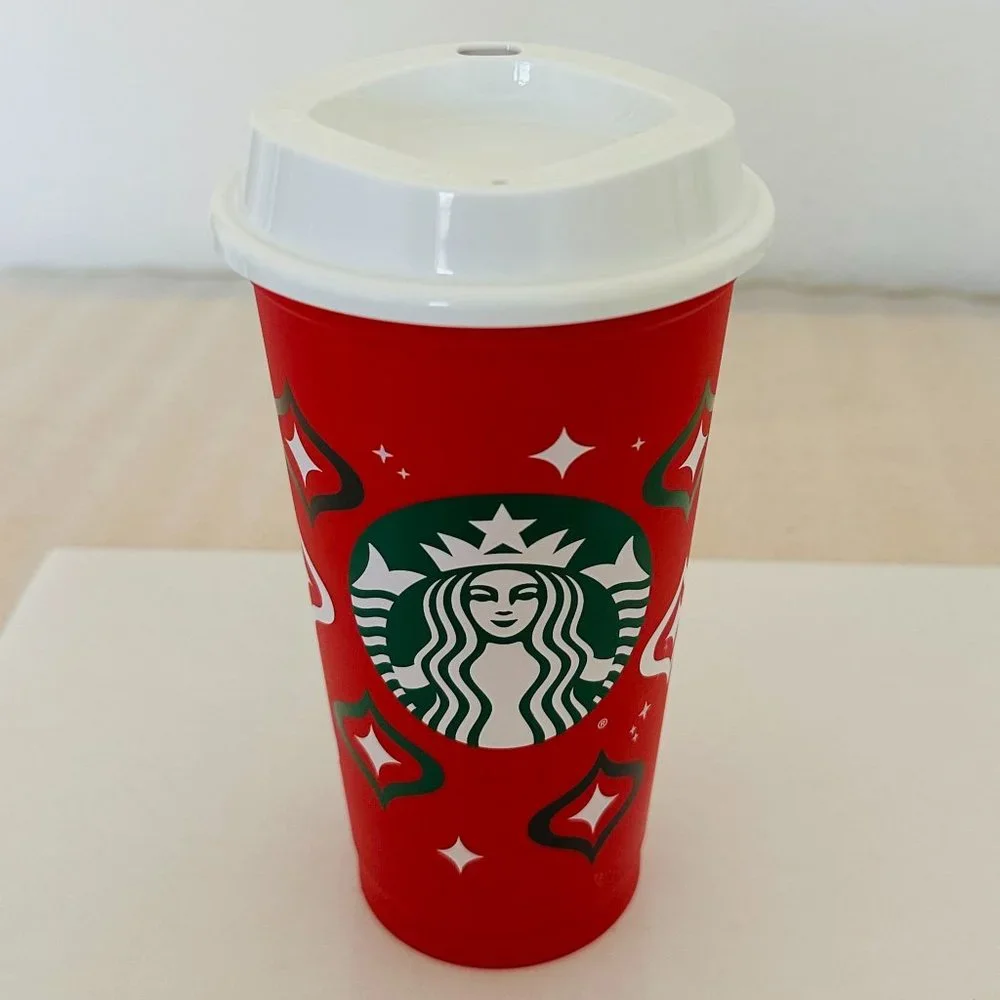 💝New💝 Starbucks 2023 Holiday Limited Edition Reusable Cups with Lids